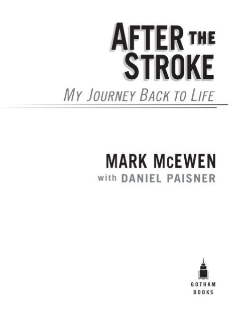 Cover image for book After the Stroke