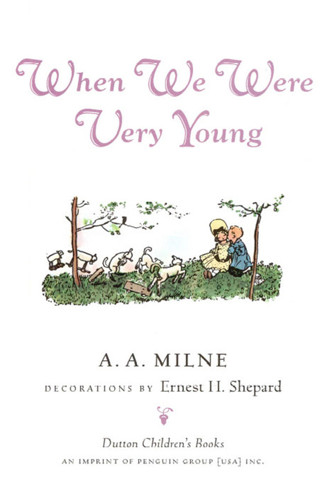 Cover image for book When We Were Very Young Deluxe Edition