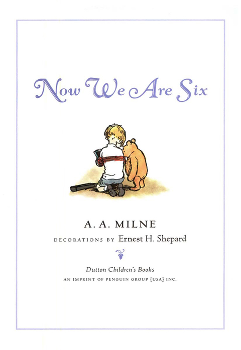 Cover image for book Now We Are Six Deluxe Edition