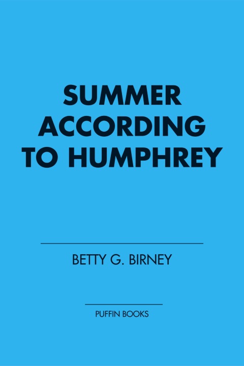 Cover image for book Summer According to Humphrey