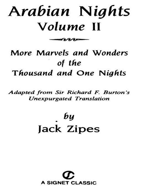 Cover image for book The Arabian Nights, Volume II