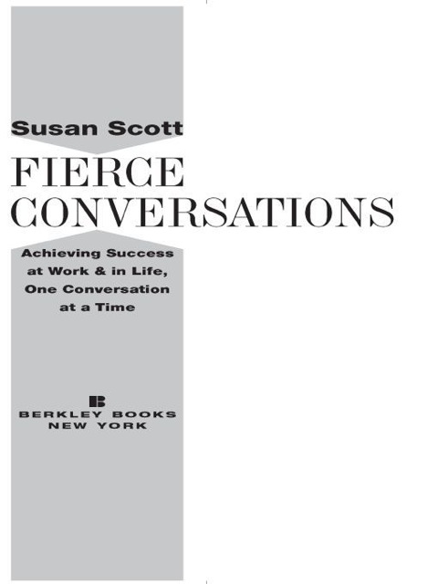 Cover image for book Fierce Conversations (Revised and Updated)
