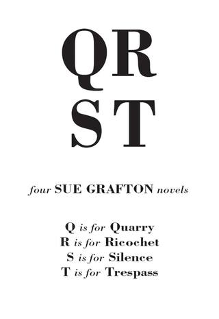 Four Sue Grafton Novels