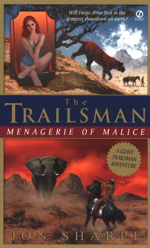 Cover image for book Trailsman (Giant): Menagerie of Malice