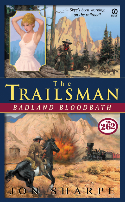 Cover image for book Trailsman #262: Badland Bloodbath