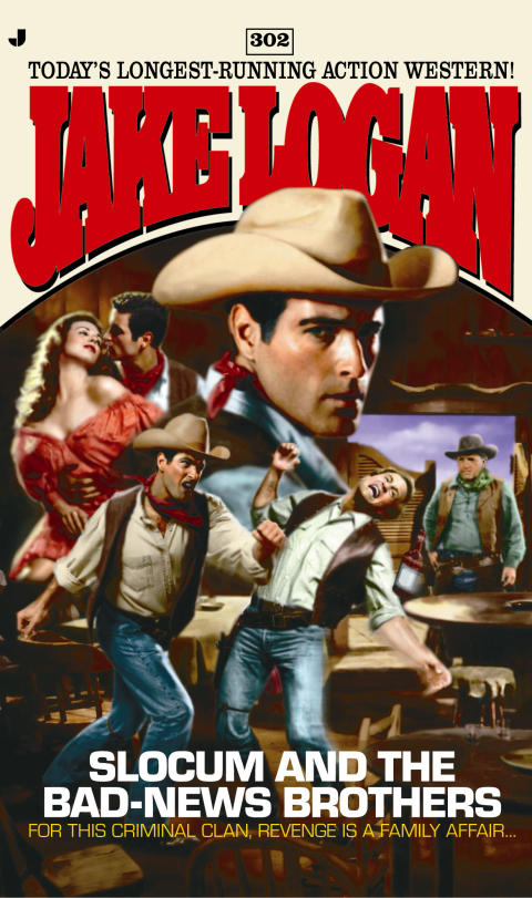 Cover image for book Slocum 302: Slocum and the Bad-News Brothers