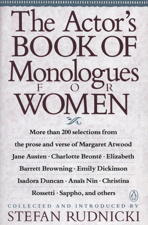 Cover image for book The Actor's Book of Monologues for Women