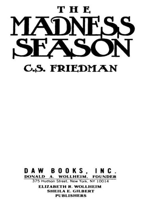 Cover image for book The Madness Season