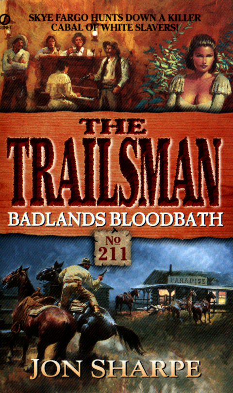 Cover image for book Trailsman 211: Badlands Bloodbath