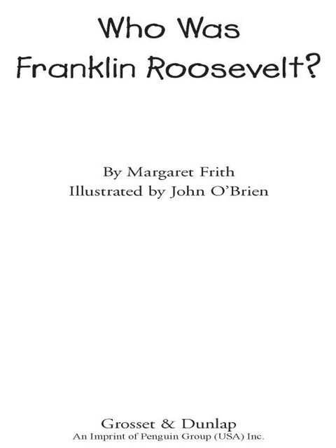 Cover image for book Who Was Franklin Roosevelt?