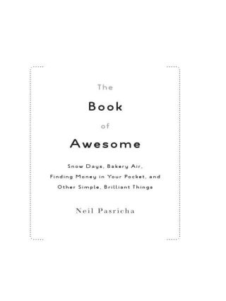 The Book of Awesome