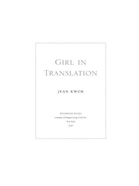 Cover image for book Girl in Translation