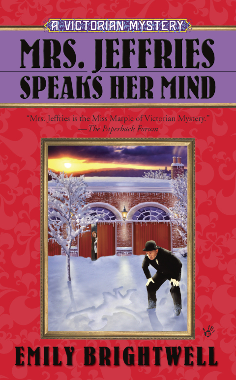 Cover image for book Mrs. Jeffries Speaks Her Mind