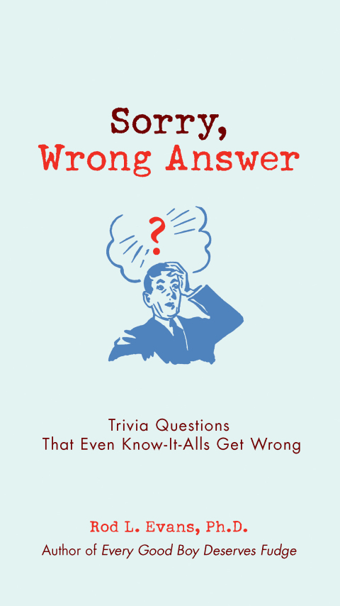 Cover image for book Sorry, Wrong Answer
