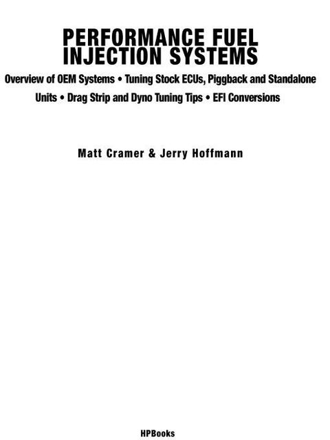 Cover image for book Performance Fuel Injection Systems HP1557