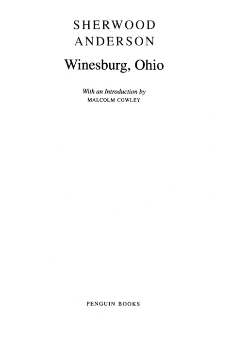 Cover image for book Winesburg, Ohio