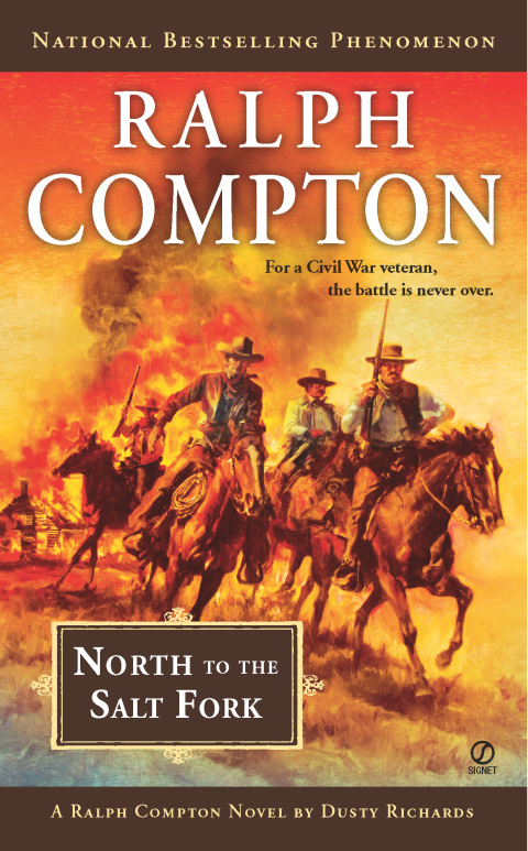 Cover image for book Ralph Compton North to the Salt Fork