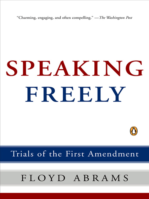 Cover image for book Speaking Freely