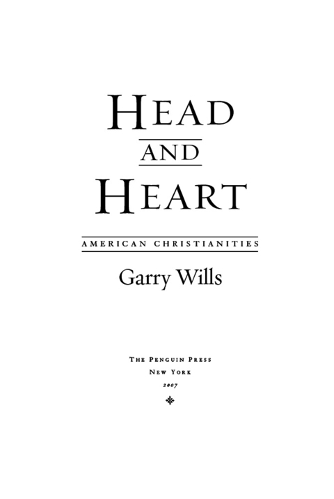 Cover image for book Head and Heart