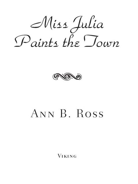 Cover image for book Miss Julia Paints the Town
