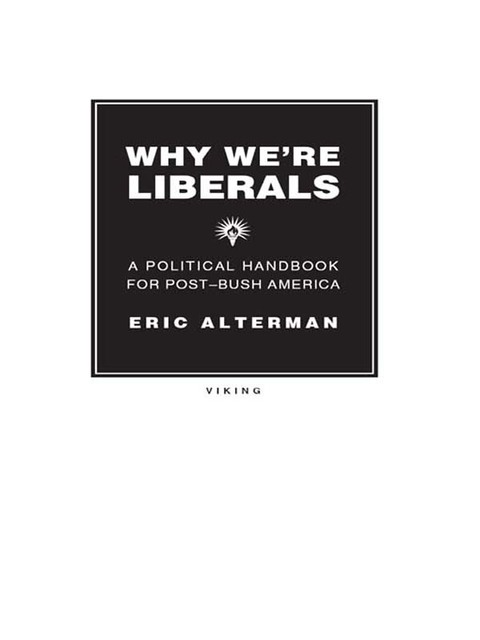 Cover image for book Why We're Liberals