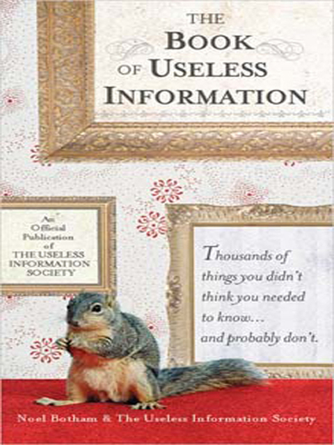 Cover image for book The Book of Useless Information