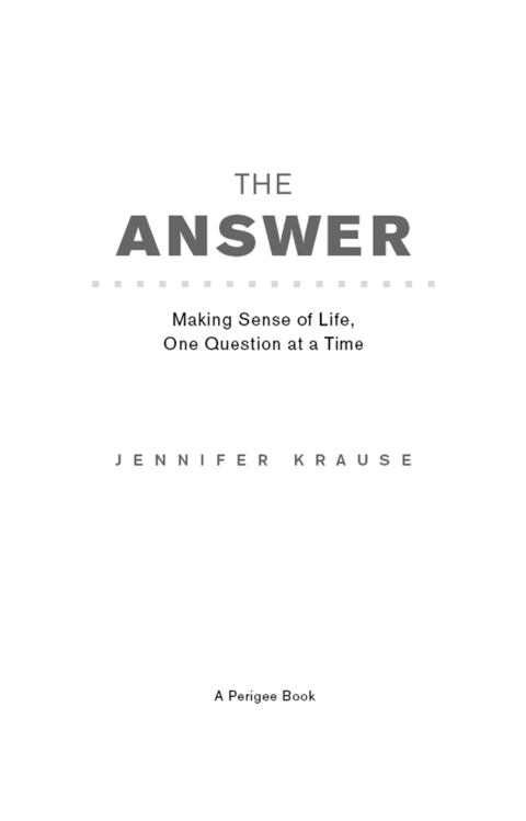Cover image for book The Answer