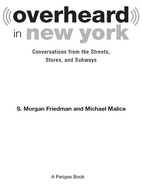 Cover image for book Overheard in New York UPDATED