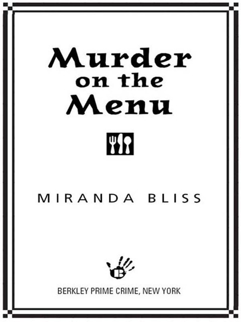 Cover image for book Murder on the Menu