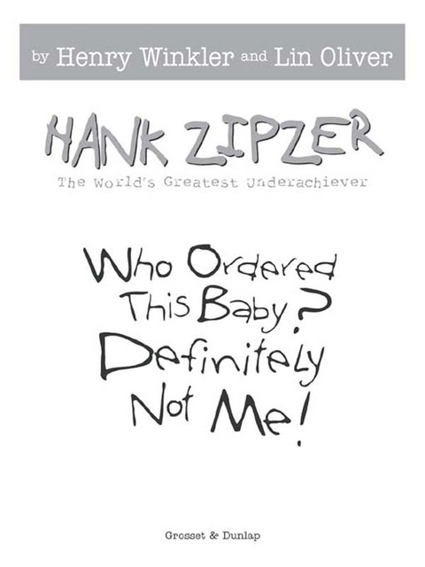 Cover image for book Who Ordered This Baby? Definitely Not Me! #13