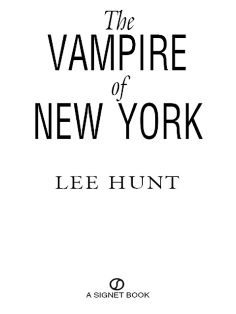Cover image for book The Vampire of New York
