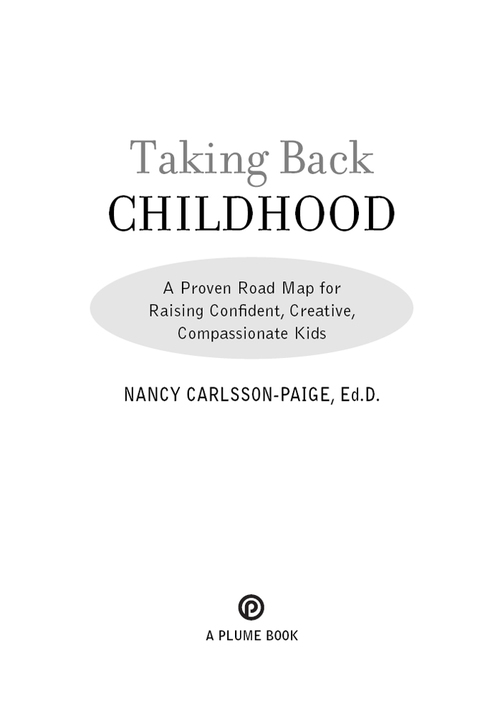 Cover image for book Taking Back Childhood
