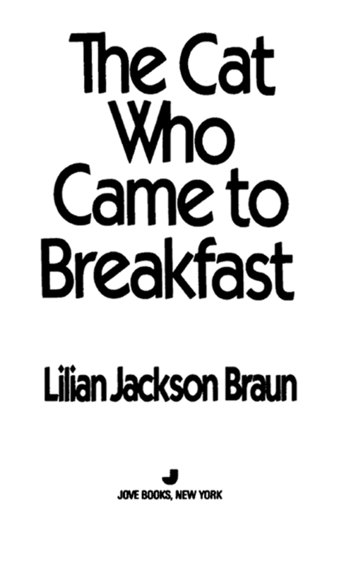 Cover image for book The Cat Who Came to Breakfast