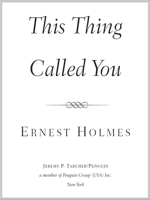 Cover image for book This Thing Called You