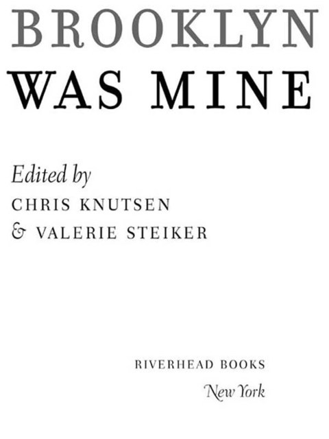 Cover image for book Brooklyn Was Mine