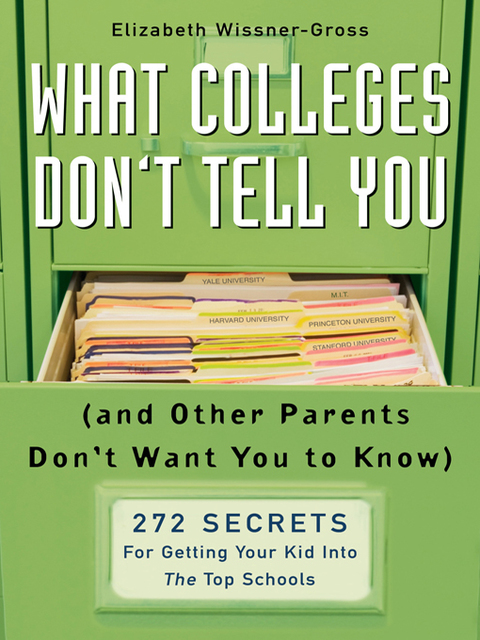 Cover image for book What Colleges Don't Tell You (And Other Parents Don't Want You to Know)