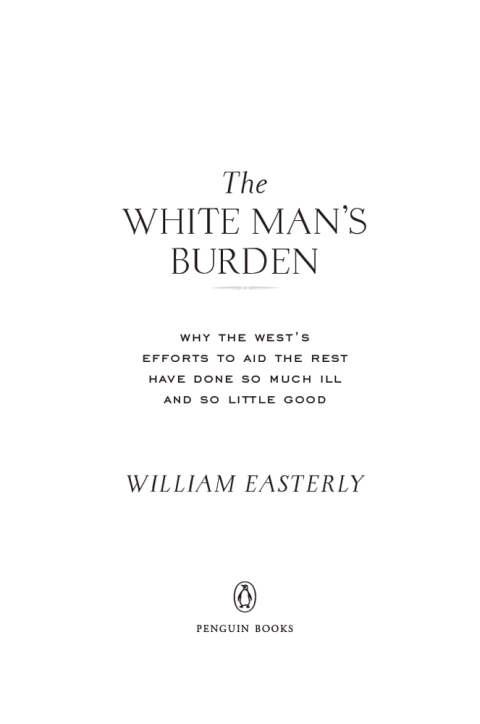 Cover image for book The White Man's Burden