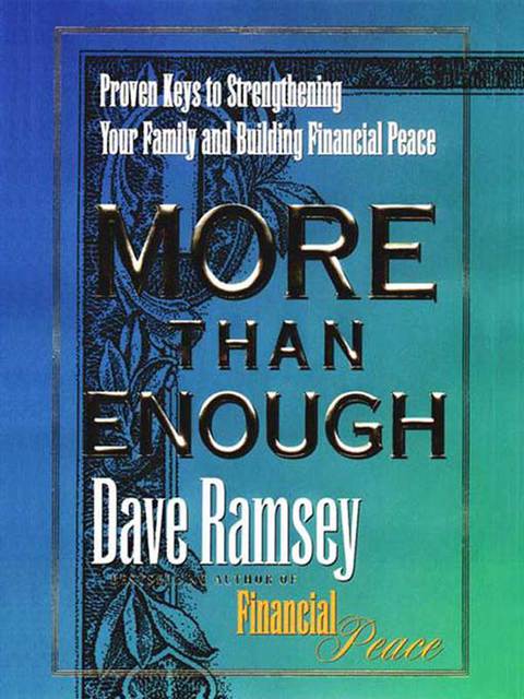 Cover image for book More than Enough