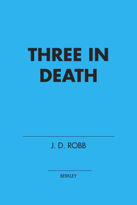 Cover image for book Three in Death