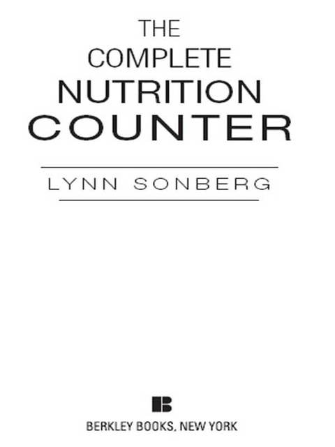 Cover image for book The Complete Nutrition Counter-Revised