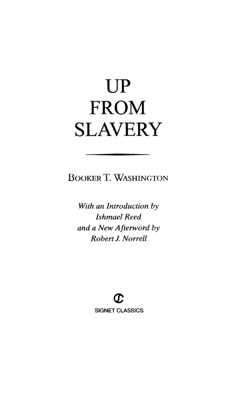 Cover image for book Up From Slavery