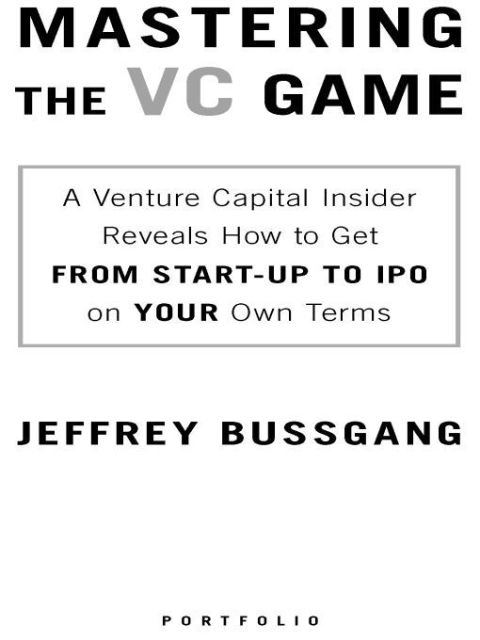 Cover image for book Mastering the VC Game