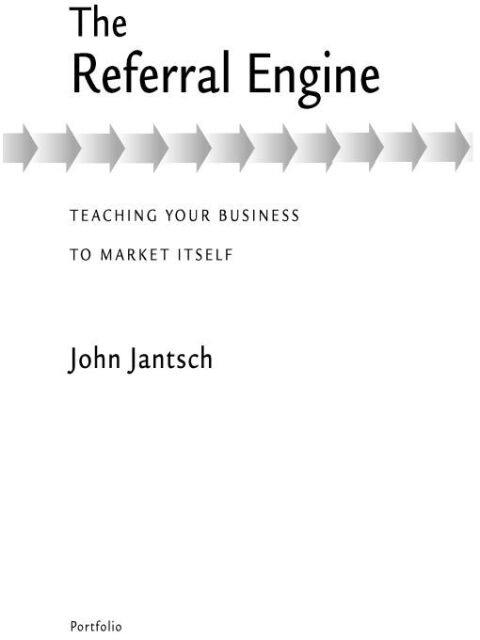 Cover image for book The Referral Engine