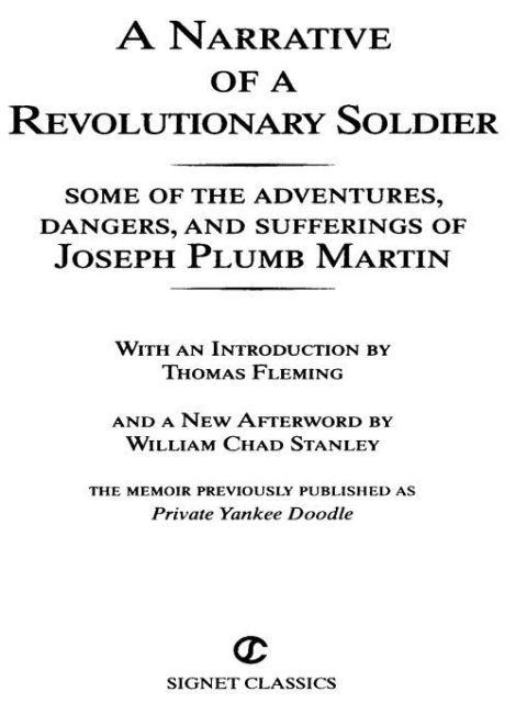 Cover image for book A Narrative of a Revolutionary Soldier