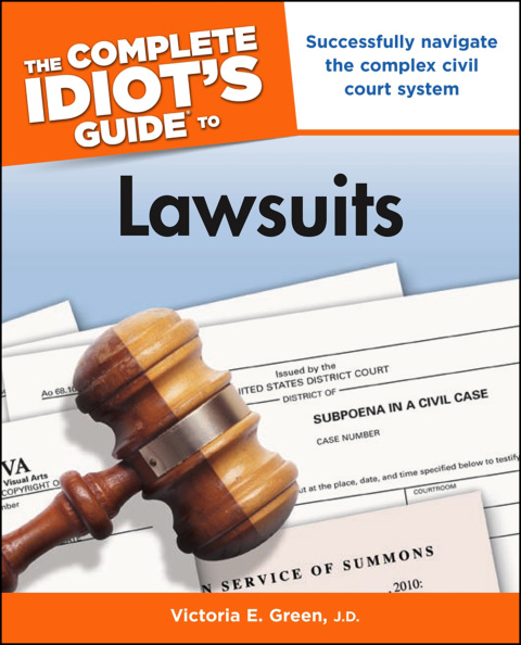 Cover image for book The Complete Idiot's Guide to Lawsuits