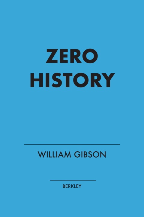 Cover image for book Zero History