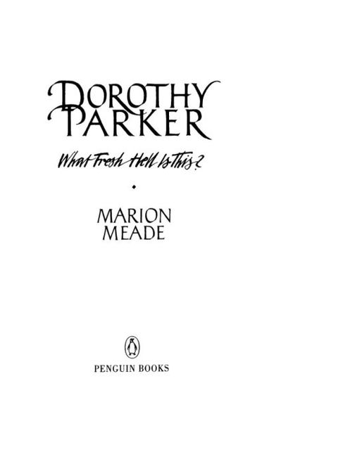Cover image for book Dorothy Parker