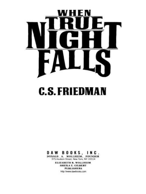 Cover image for book When True Night Falls