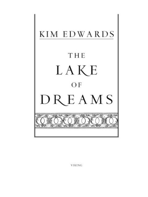 Cover image for book The Lake of Dreams