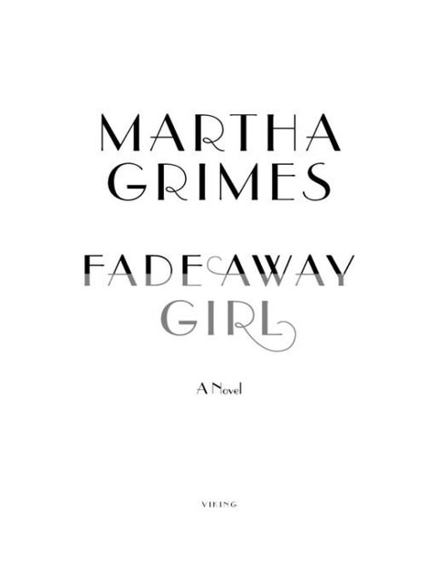 Cover image for book Fadeaway Girl